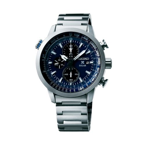 Prospex Sky SSC347P1 Stainless Steel / Blue