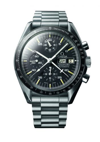 Speedmaster Automatic Stainless Steel / Black / Bracelet / Holy Grail