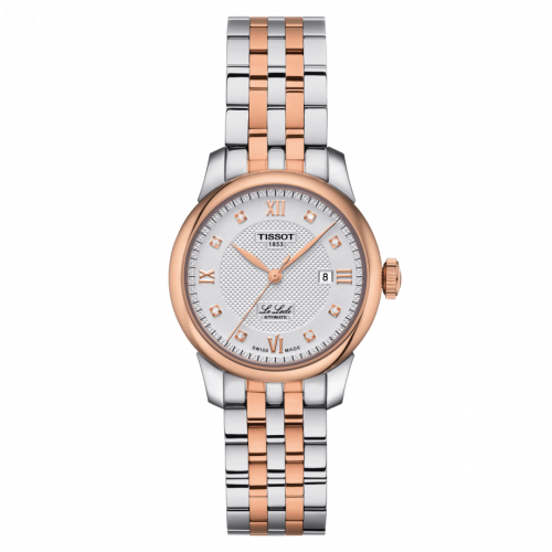 Le Locle 29 Automatic Lady Stainless Steel / Rose Gold PVD / Silver