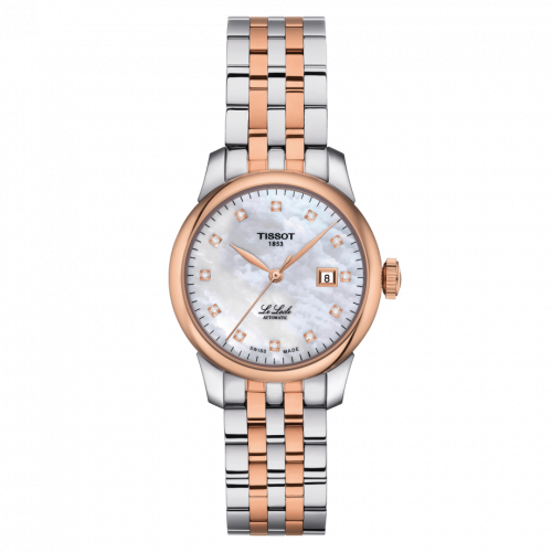 Le Locle 29 Automatic Lady Stainless Steel / Rose Gold PVD / MOP