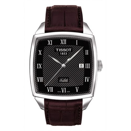Le Locle Automatic Cushion 39 Stainless Steel / Black / Strap