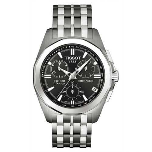 PRC 100 Chronograph Quartz 41.3 Titanium / Black / Bracelet