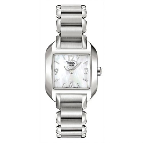 T-Wave Square Quartz 23.6 Stainless Steel / MOP / Bracelet