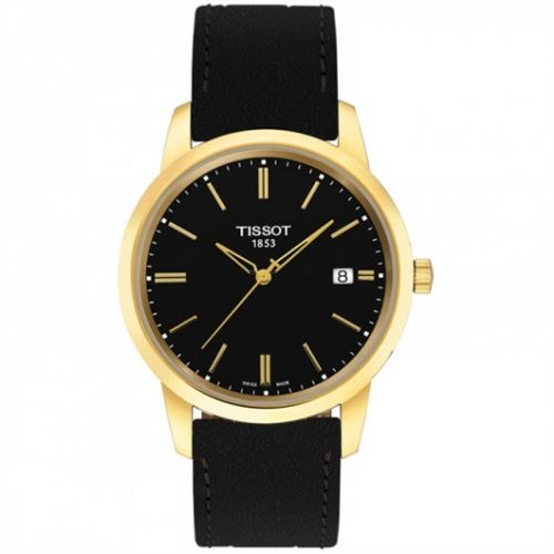 Dream Quartz 38 Yellow Gold PVD / Black / Strap