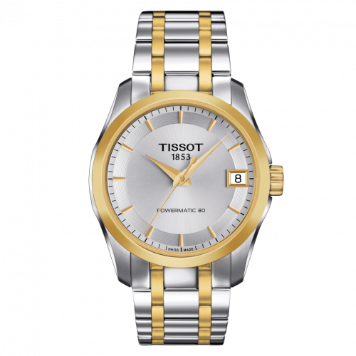Couturier Powermatic 80 32 Stainless Steel / Yellow Gold PVD / Silver / Bracelet