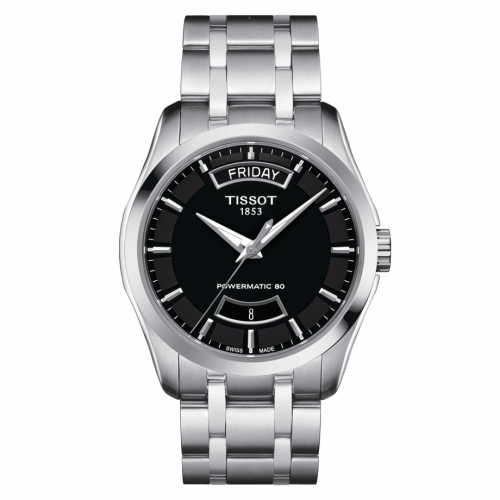 Couturier Powermatic 80 39 Stainless Steel / Black / Bracelet