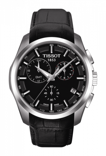 Couturier Quartz Chronograph GMT Black