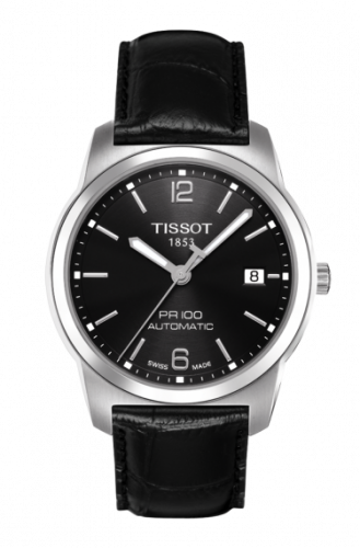 PR 100 Automatic 38 Stainless Steel / Black / Strap