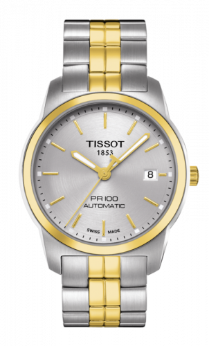 PR 100 Automatic 38 Stainless Steel / Yellow Gold PVD / Silver / Bracelet