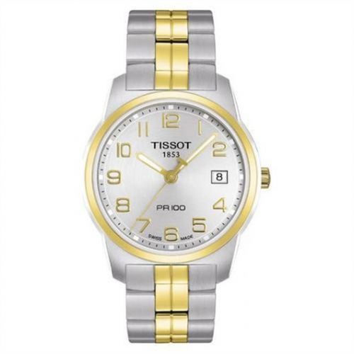 PR 100 Quartz 38 Stainless Steel / Yellow Gold PVD / Silver / Bracelet