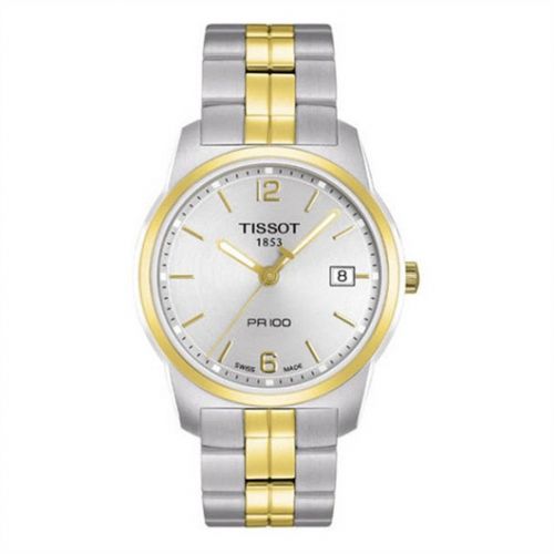 PR 100 Quartz 38 Stainless Steel / Yellow Gold PVD / Silver / Bracelet