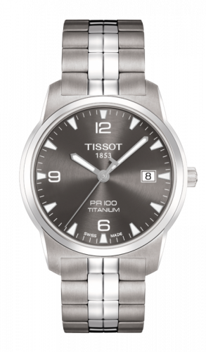 PR 100 Quartz 38 Titanium / Grey / Bracelet