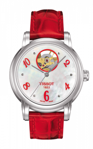 Lady Heart Red Mother-of-Pearl