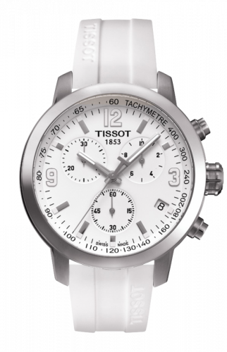 PRC 200 Quartz Chronograph White Rubber