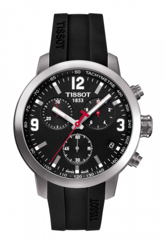 PRC 200 Quartz Chronograph Black Rubber