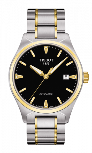 T-Tempo Automatic Stainless Steel / Yellow Gold PVD / Ivory / Bracelet
