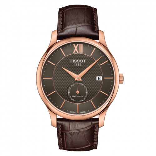 Tradition Automatic Small Second Rose Gold PVD / Grey