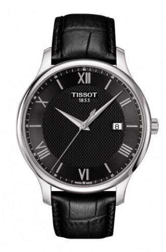 Tradition Quartz 42 Stainless Steel / Black / Strap