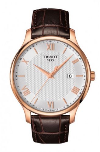Tradition Quartz 42 Rose Gold PVD / Silver / Strap