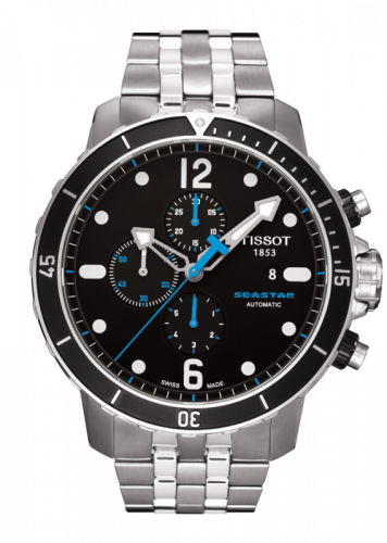 Seastar 1000 Automatic Chronograph Black
