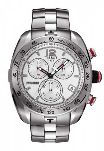 PRS 330 Quartz Chronograph 44 Stainless Steel / Silver / Bracelet