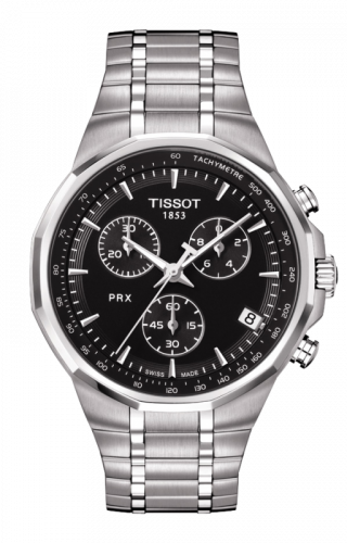 PRX Chronograph Quartz Stainless Steel / Black