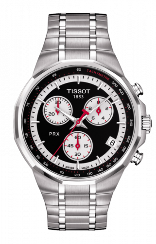 PRX Chronograph Quartz Stainless Steel / Black