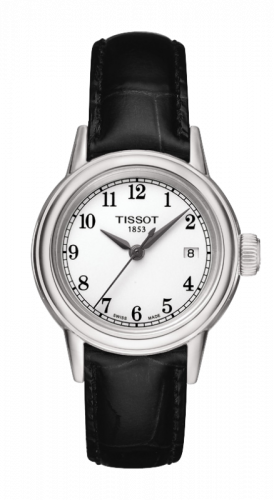 Carson Quartz 29.7 Stainless Steel / White / Strap