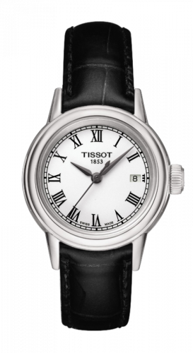 Carson Quartz 29.7 Stainless Steel / White / Strap