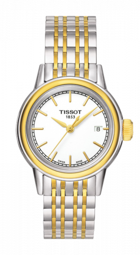 Carson Quartz 29.7 Stainless Steel / Yellow Gold PVD / White / Bracelet
