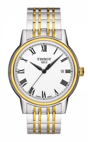 Carson Quartz 40 Stainless Steel / Yellow Gold PVD / White / Bracelet