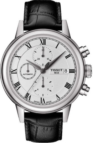Carson Automatic Chronograph 42.3 Stainless Steel / Silver / Strap