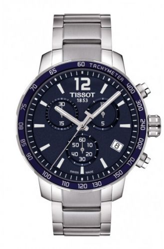 Quickster Chronograph Stainless Steel / Blue / Bracelet