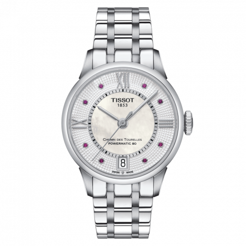 Chemin Des Tourelles Powermatic 80 32 Stainless Steel / MOP / Bracelet