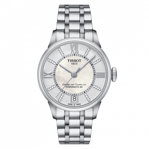 Chemin Des Tourelles Powermatic 80 32 Stainless Steel / MOP / Bracelet