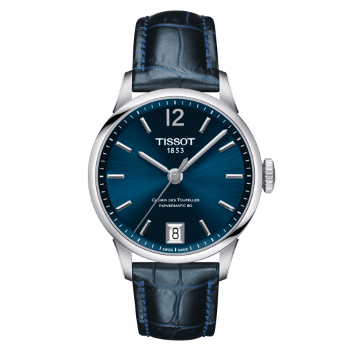 Chemin Des Tourelles Powermatic 80 32 Stainless Steel / Blue / Strap