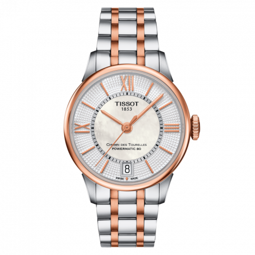 Chemin Des Tourelles Powermatic 80 32 Stainless Steel / Rose Gold PVD / MOP / Bracelet