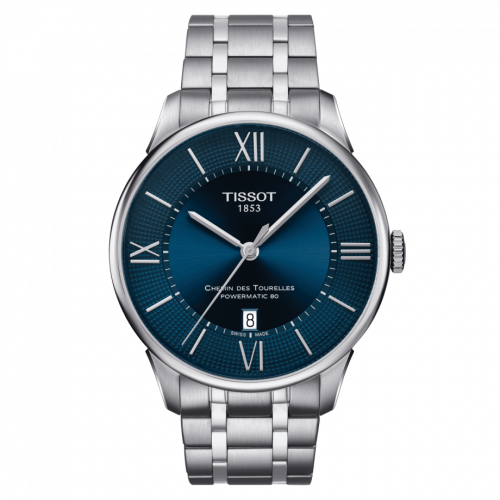 Chemin Des Tourelles Powermatic 80 42 Stainless Steel / Blue / Bracelet