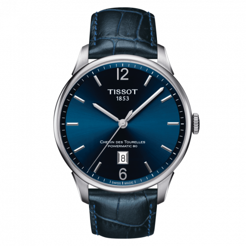 Chemin Des Tourelles Powermatic 80 42 Stainless Steel / Blue / Strap