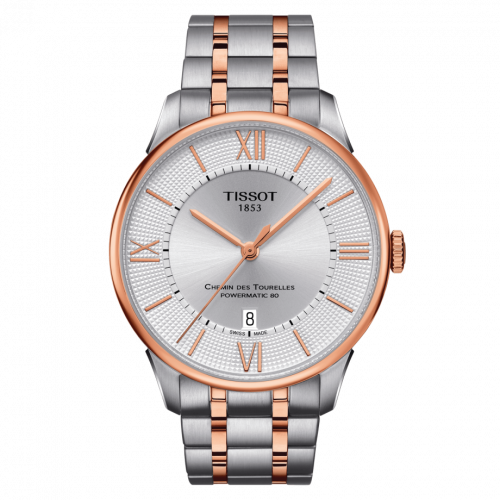 Chemin Des Tourelles Powermatic 80 42 Stainless Steel / Rose Gold PVD / Silver