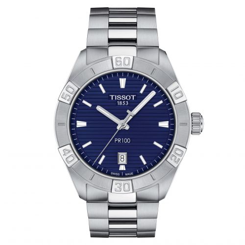 PR 100 Sport Gent Stainless Steel / Blue / Bracelet
