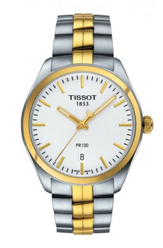 PR 100 Quartz 39 Stainless Steel / Yellow Gold PVD / Silver / Bracelet