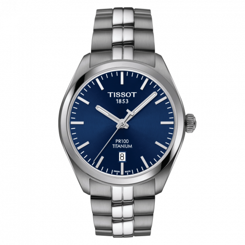 PR 100 Quartz 39 Titanium / Blue / Bracelet