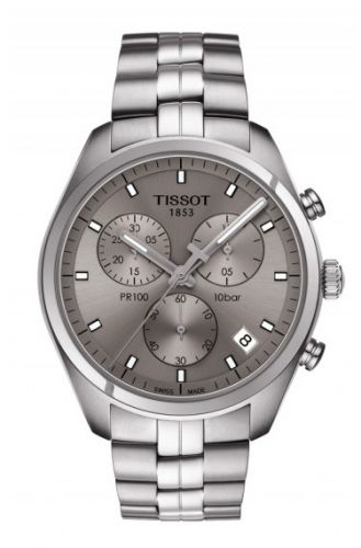PR 100 Chronograph Quartz 41 Stainless Steel / Silver / Bracelet