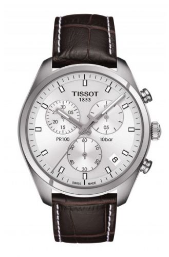 PR 100 Chronograph Quartz 41 Stainless Steel / Silver / Strap