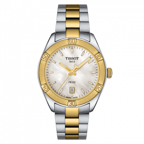 PR 100 Sport Chic 36 Stainless Steel / Yellow Gold PVD / MOP / Bracelet
