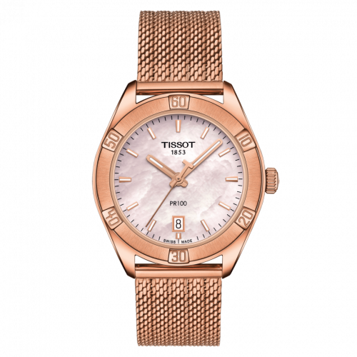 PR 100 Sport Chic 36 Rose Gold PVD / MOP / Mesh