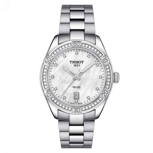 PR 100 Sport Chic 36 Stainless Steel / Diamond / MOP / Bracelet
