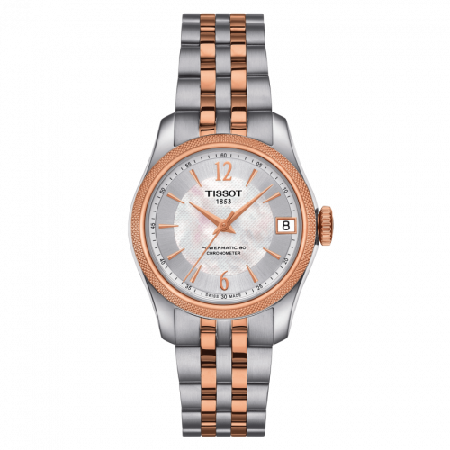 Ballade Powermatic 80 COSC 32 Stainless Steel / Rose Gold PVD / MOP / Bracelet