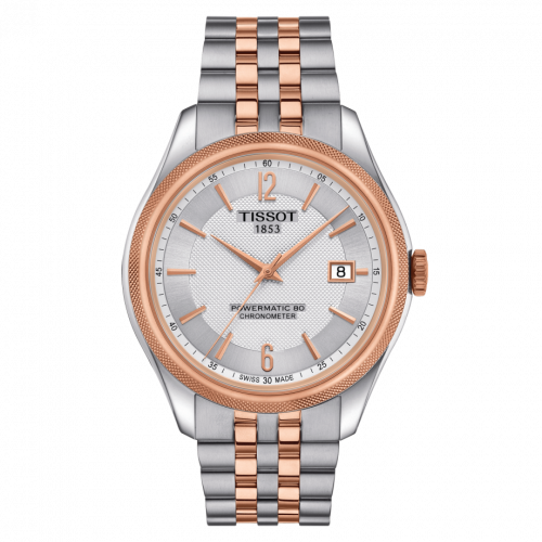 Ballade Powermatic 80 41 Stainless Steel / Rose Gold PVD / Silver / Bracelet